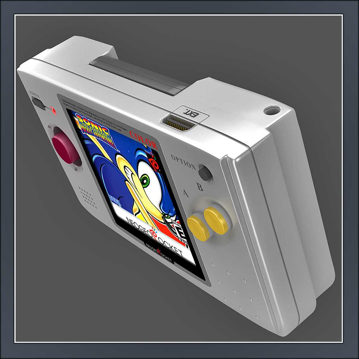 3d model neo geo pocket color