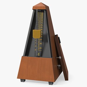 3D Vintage Metronome
