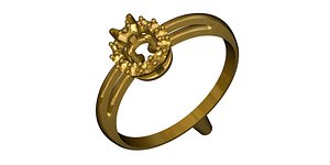 gold ring 3d model