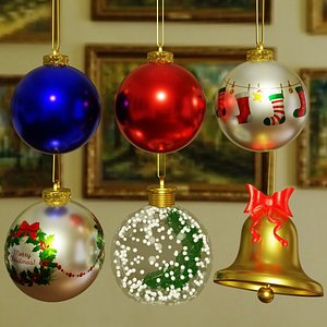 3D Christmas Balls