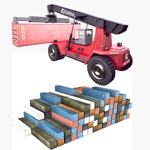 3D reach stacker container