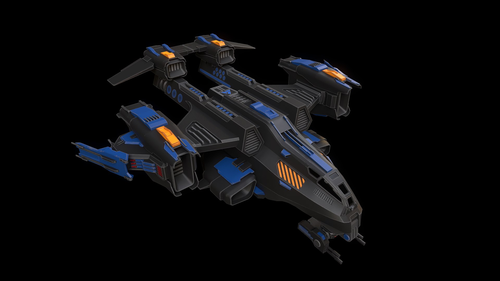 Spaceships Animation Model - TurboSquid 1675117