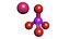Potassium permanganate 3D Model KMnO4