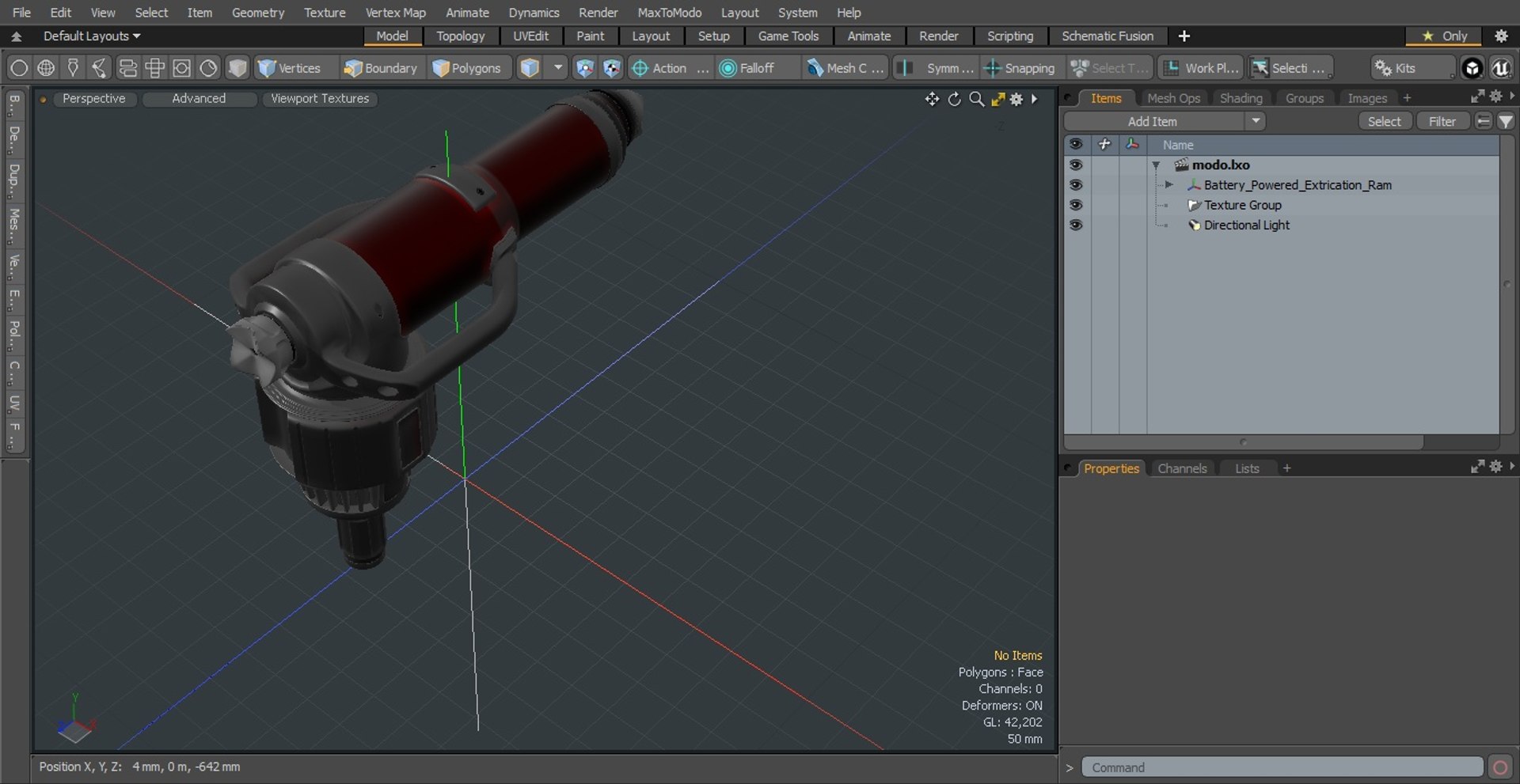 3D Battery Powered Extrication Ram Model - TurboSquid 1980921