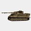 3d model german tiger tank