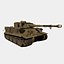 3d model german tiger tank