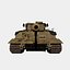 3d model german tiger tank