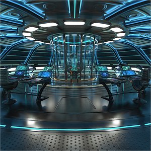 Sci Fi Interior Station