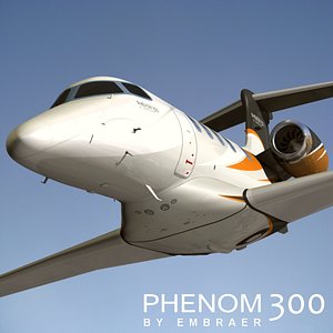 3d model embraer phenom 300