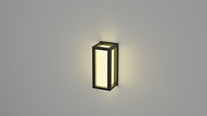 3D model outdoor lamp