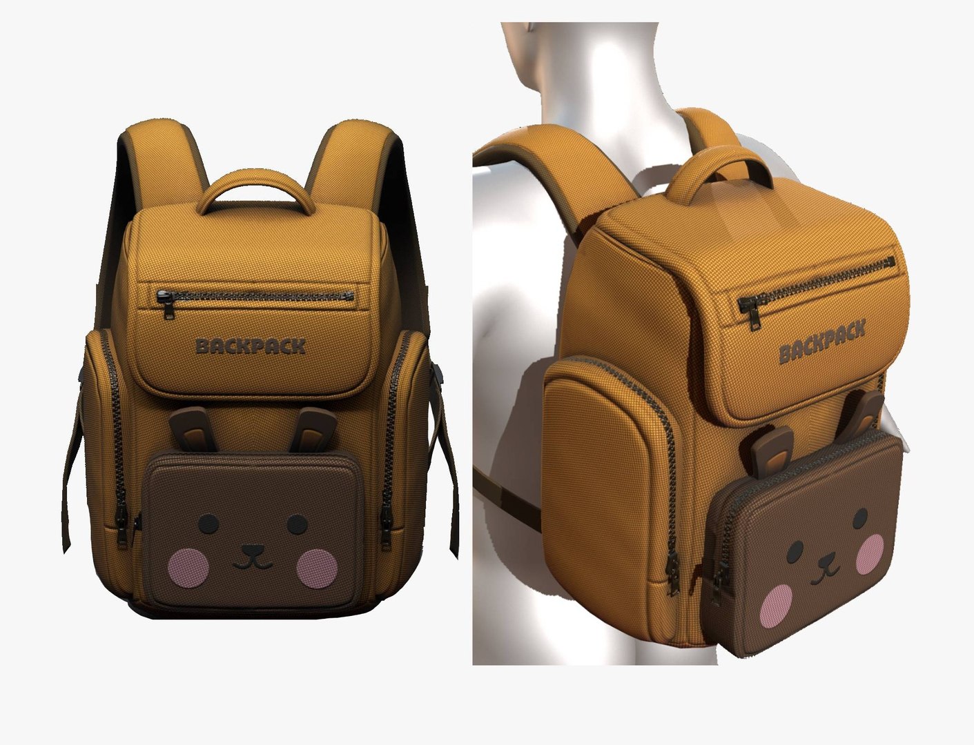 Bag Backpack 3D Model - TurboSquid 1559763