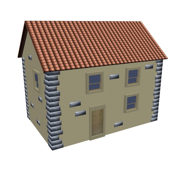 modelo 3d Casa de pueblo - TurboSquid 1209064