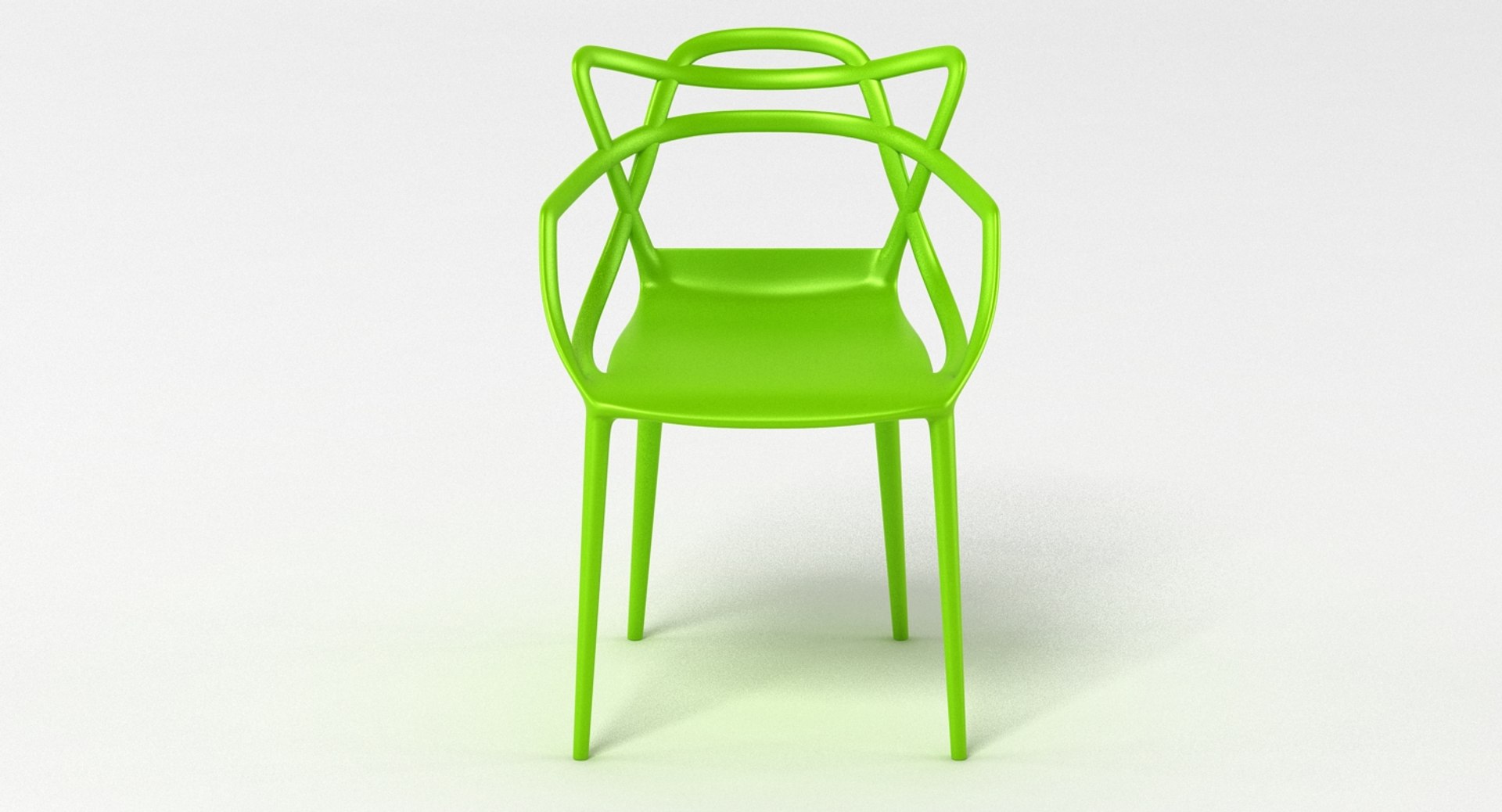 3d kartell masters chair model