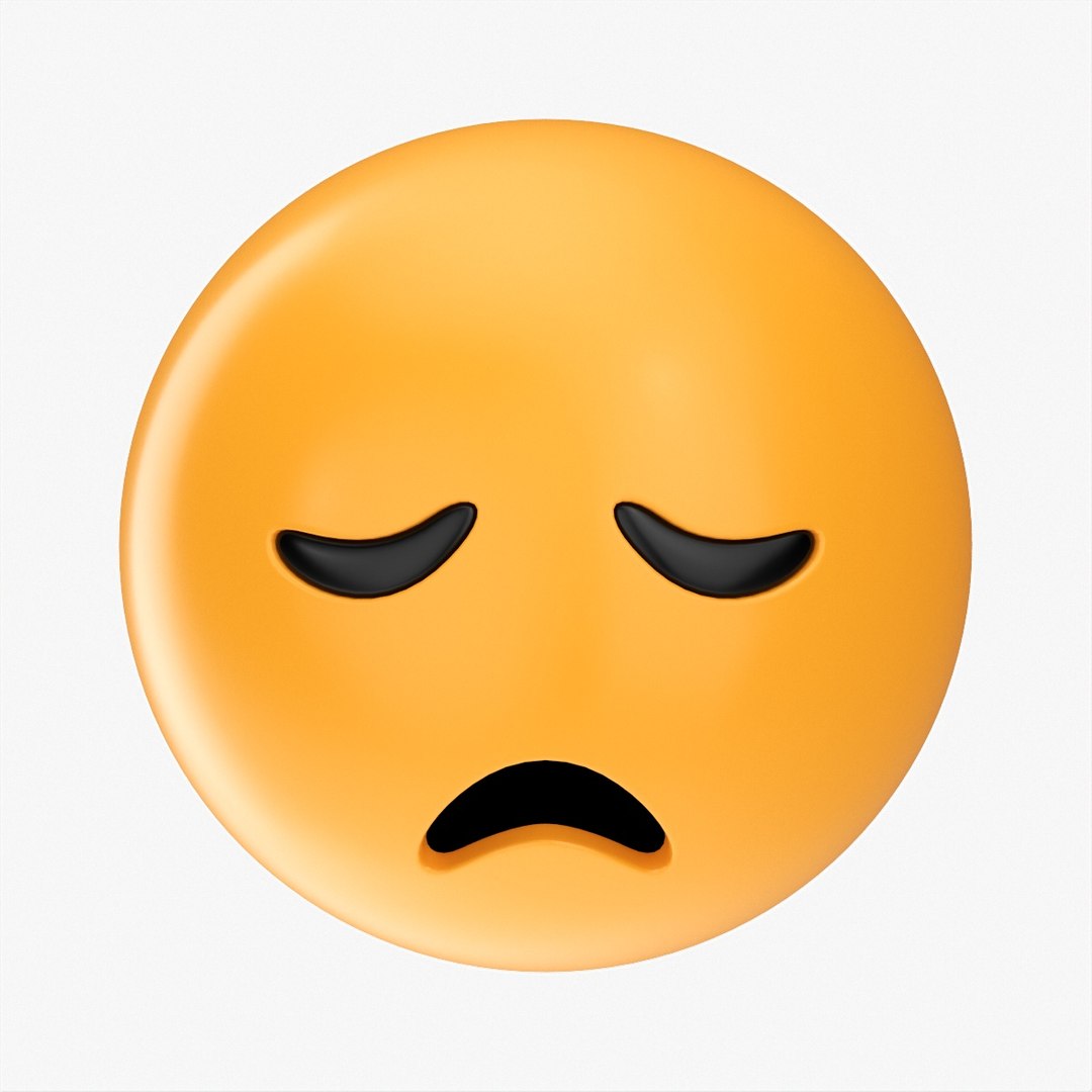 3d Emoji 010 Disappointed - Turbosquid 1817584