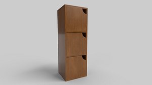 Bookcase N21 3D model