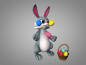 easter bunny 3D