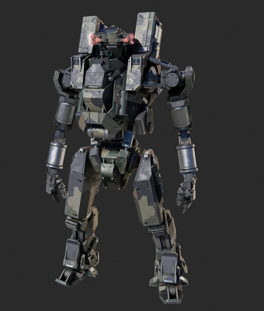 3D Sci-fi Soldier - TurboSquid 1462702