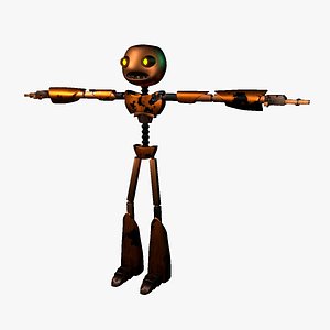 Stylized Rigged Robot Character
