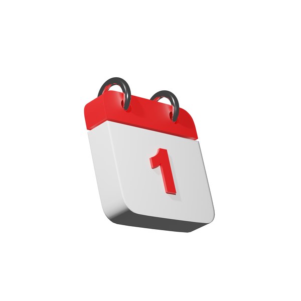 3D Simple Calender icon