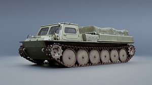 3D Soviet Crawler transporter GTSM