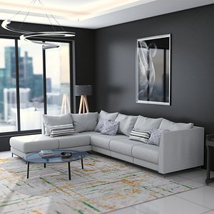 3D Living Room