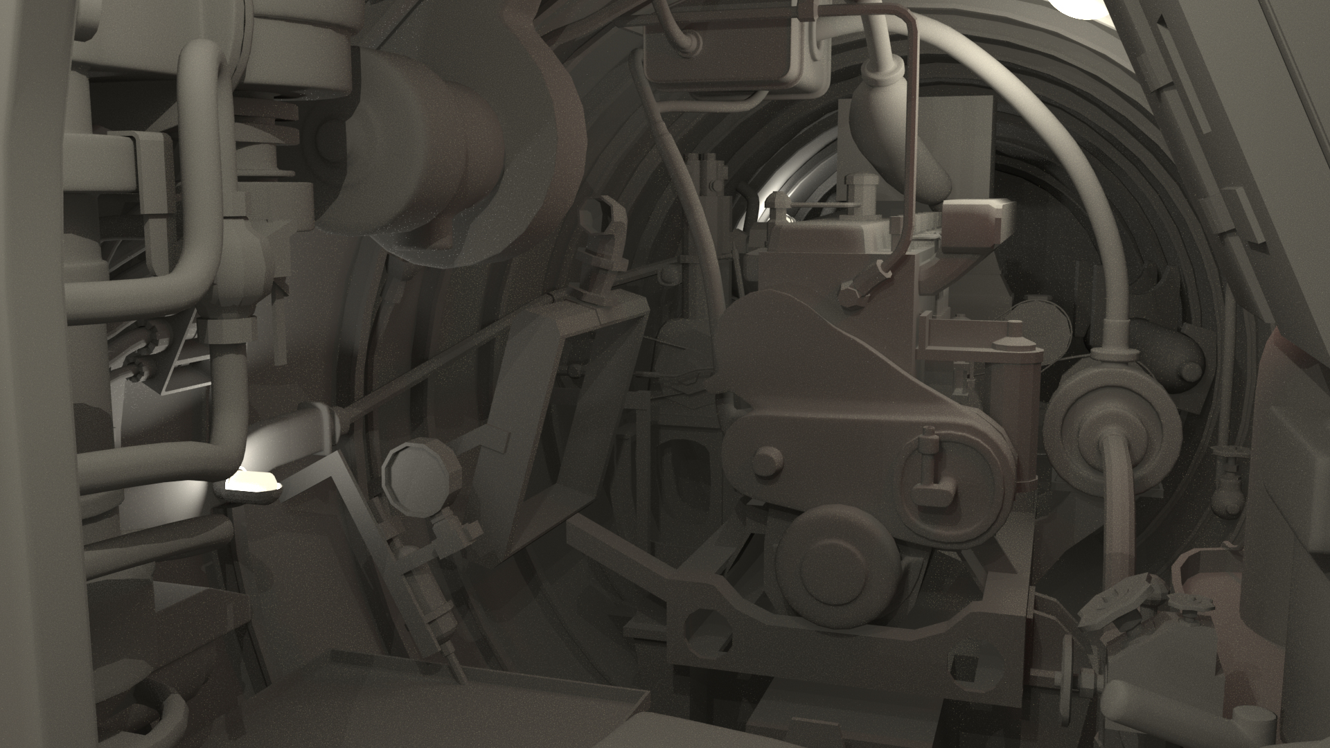 Submarine Interior Modelo 3D TurboSquid 1735330