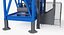 mobile mixing plant generic 3D model
