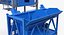 mobile mixing plant generic 3D model