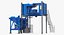 mobile mixing plant generic 3D model