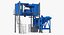 mobile mixing plant generic 3D model
