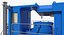 mobile mixing plant generic 3D model