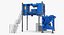 mobile mixing plant generic 3D model
