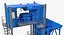 mobile mixing plant generic 3D model