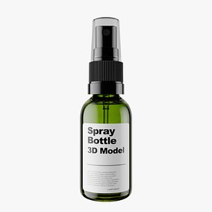 Spray Bottle - Realistic Packaging Product Render