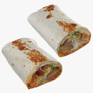 3D model Burrito Half Collection