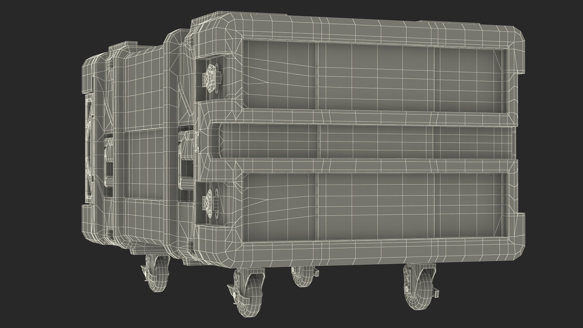 3D Military Surplus Storage Container with Wheels - TurboSquid 2062330