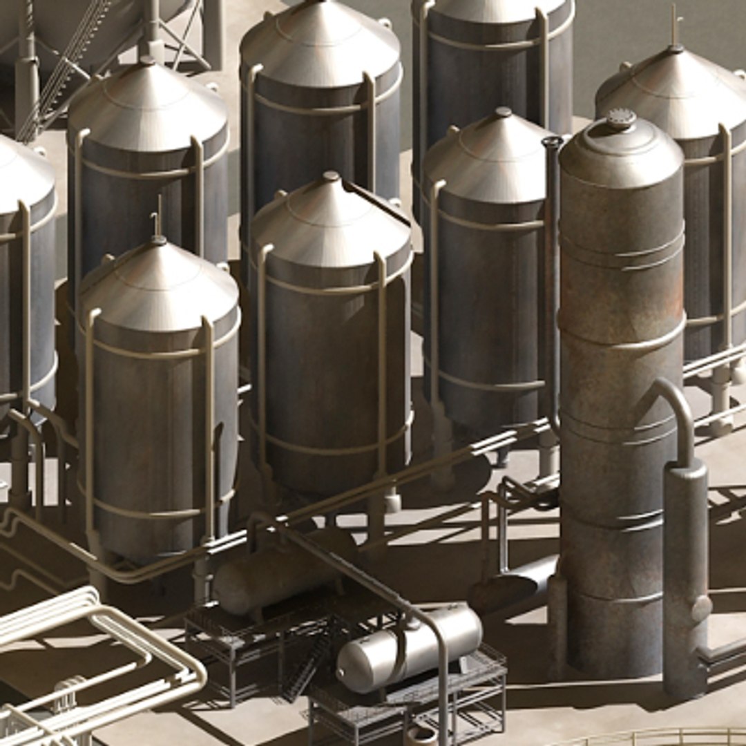 3d oil refinery https://p.turbosquid.com/ts-thumb/5D/tPQrlf/9yOdQZWO/oilrefprv4/jpg/1218298592/1920x1080/fit_q87/e3f19bf14c327d6ae76fbd4cdb5fcb19ac08e9f8/oilrefprv4.jpg