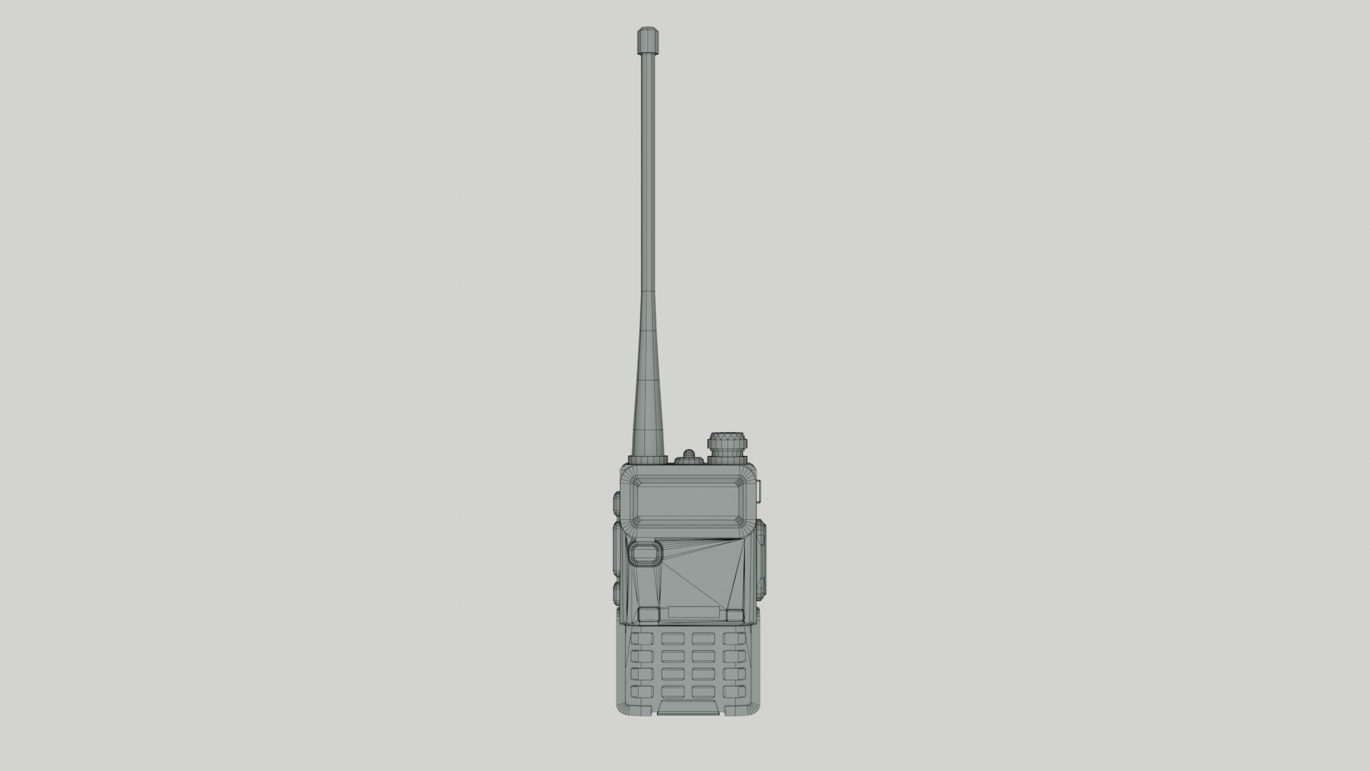 Walkie Talkie 3D model - TurboSquid 1766497