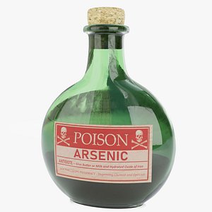 bottle poison 3D model