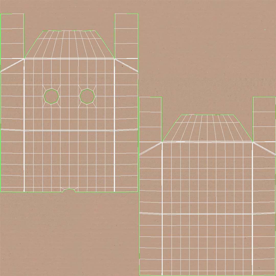 Paper Bag Mask model TurboSquid 1724806