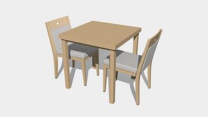 seating table bar 3D