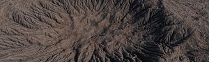 16k Massive Crater Shaped Terrain 3D model and height map 3D model