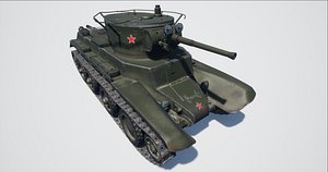 3D model bt-7 tank
