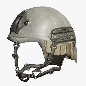 战斗头盔导轨3D模型