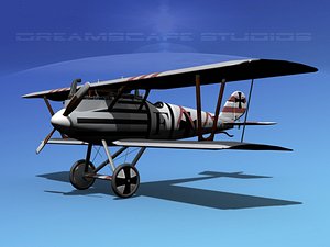pfalz d iii diii 3d model