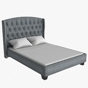 Tufted Upholstered Bed