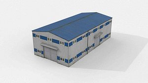 Authentic Chinese Industrial Workshop 8 3D model