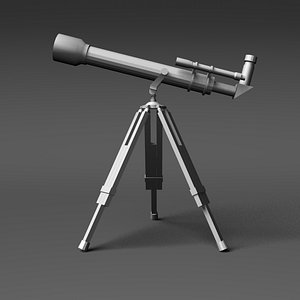 3d model hobby telescope