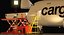 B 747-400F Cargolux Loading Operation Scene 3D model