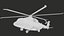 Lowpoly 直升机 Mi-38